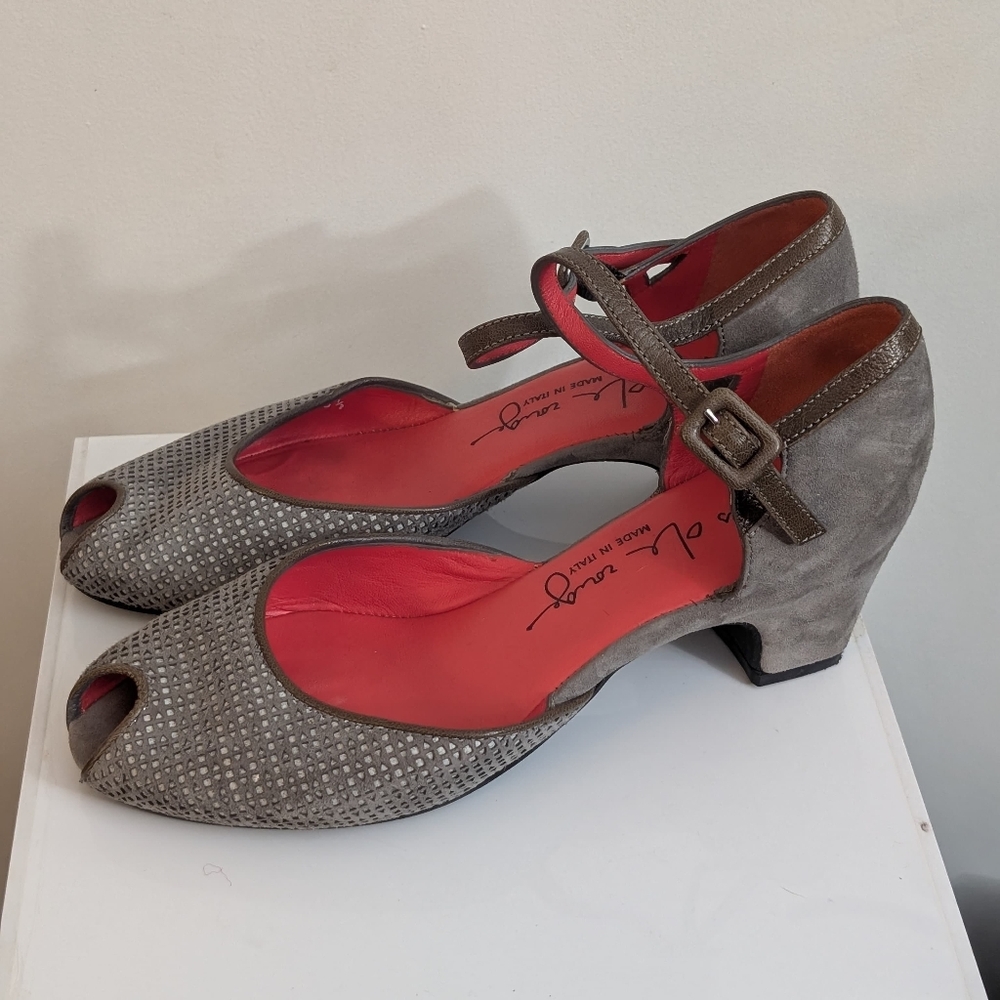 Pas De Rouge Made In Italy Shoes Size 38.5